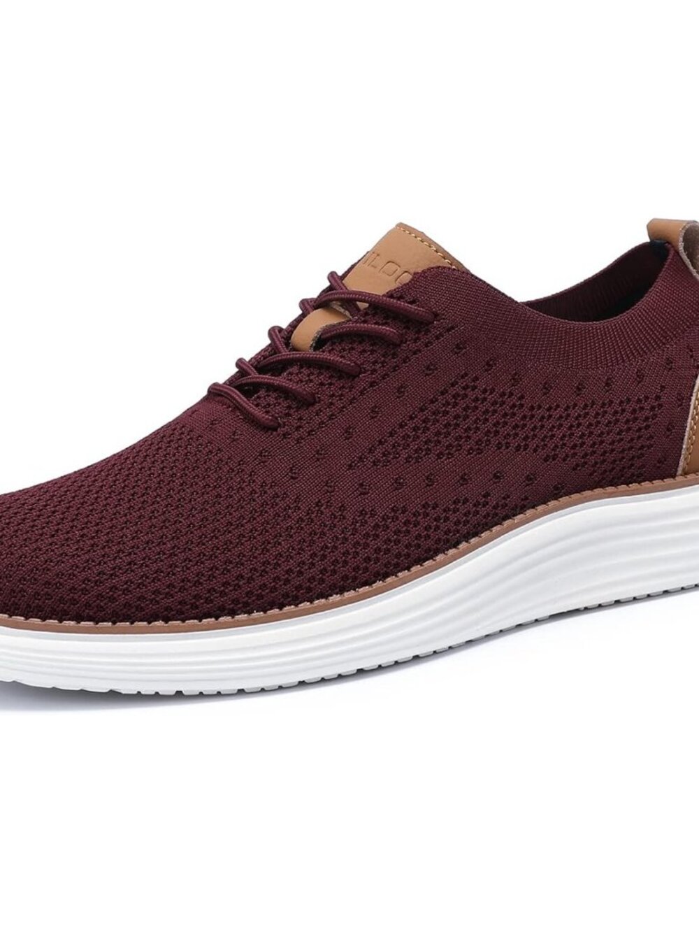 Men's Casual Lace-Up Oxfords Breathable Mesh Comfortable Business Walking Shoes - Picture 3 of 6